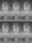 Set of 6 Tudor Crystal