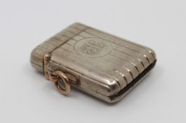 Early Victorian Solid Silver Vinaigrette by Francis Clark 1842