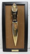 Franklin Mint The Mask of King Tutankahmun Decorative Dagger