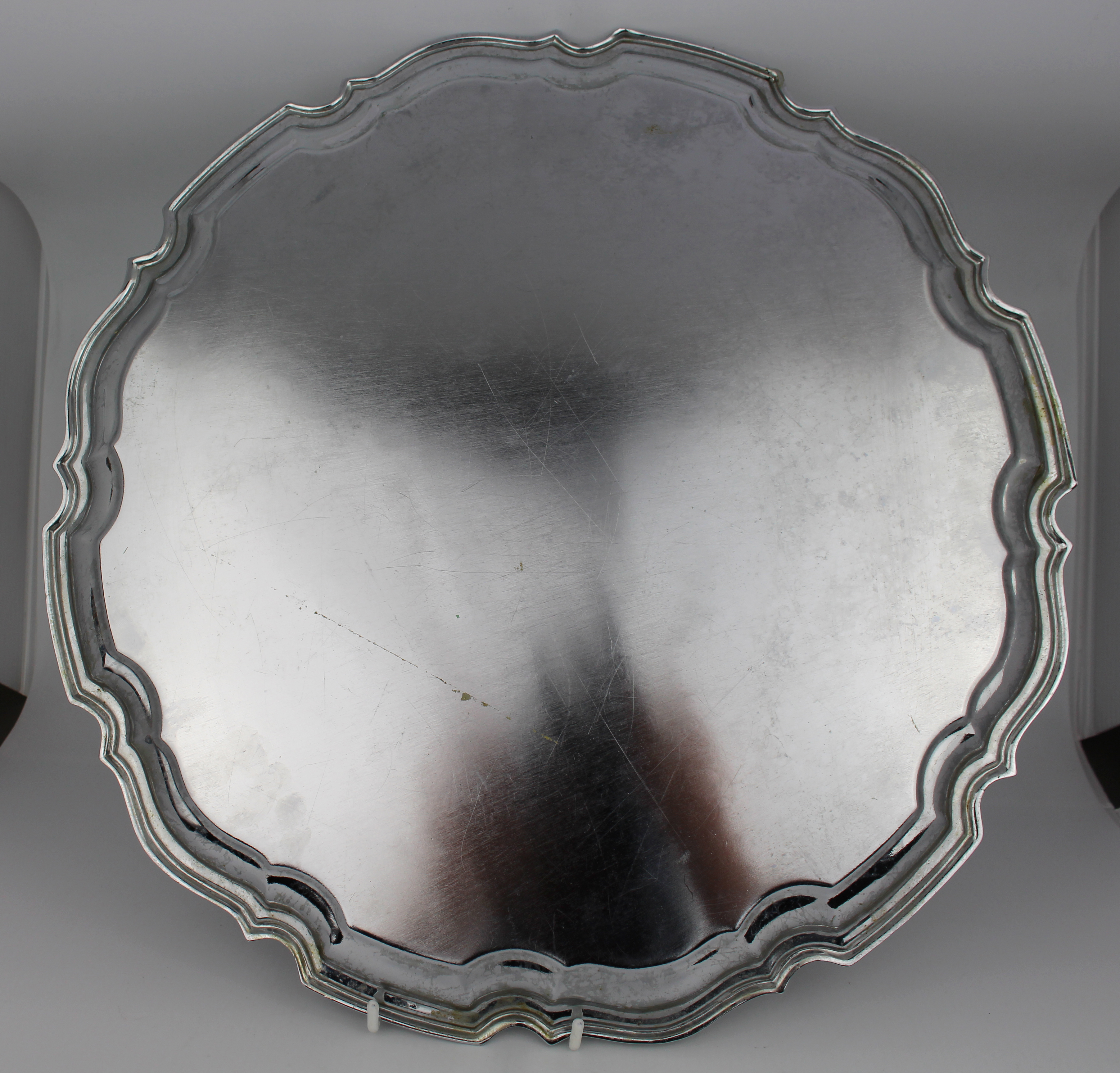 Large Vintage Silver Plated Tray - Image 2 of 2