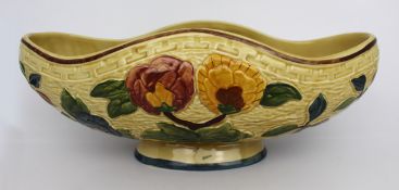 H.J.Wood Indian Tree Boat Shaped Bowl