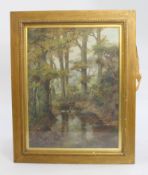 Pair of English Landscape Paintings by Henry Jarman