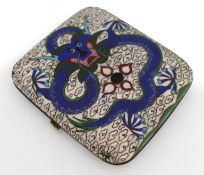 Early 20th c. Chinese Cloisonne Enamel Cigarette Case
