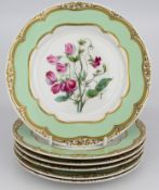 Set of 6 Winterthur Andrea by Sadek Decorative Plates