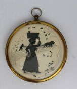 Vintage Miniature Sillhouette