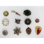 Set of 11 Vintage Brooches