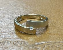 9ct Gold Diamond Ring