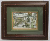 Decoupage Framed