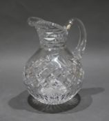 English Cut Glass Crystal Water Jug