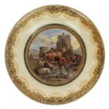 Antique Prattware Plate