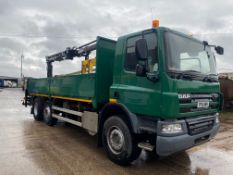 2011 DAF CF 75-310 6x2 brick grab truck