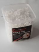 1000 x Tilemate Pro - Long Leg Tile Spacers (5mm X 35mm x 35mm)