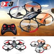 Rc X3 Drone Quadcopter 4 Channel Stunt 2.4Ghz Helicopter 6 Axis Gyro Flying