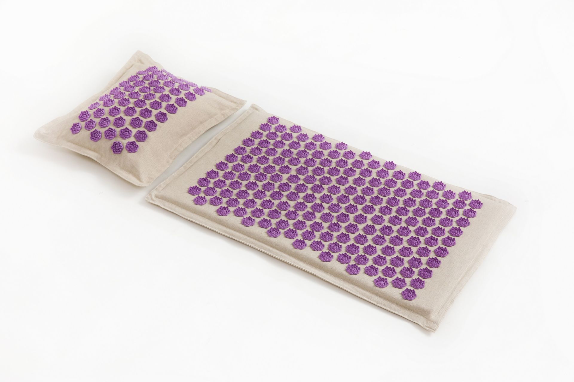 Acupressure Mat & Pillow Set/Acupuncture Mat Spike Yoga Mat for Massage Wellness