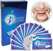 10 x Boxes of 3D White Teeth Whitening Strips - RRP £9.99 ea