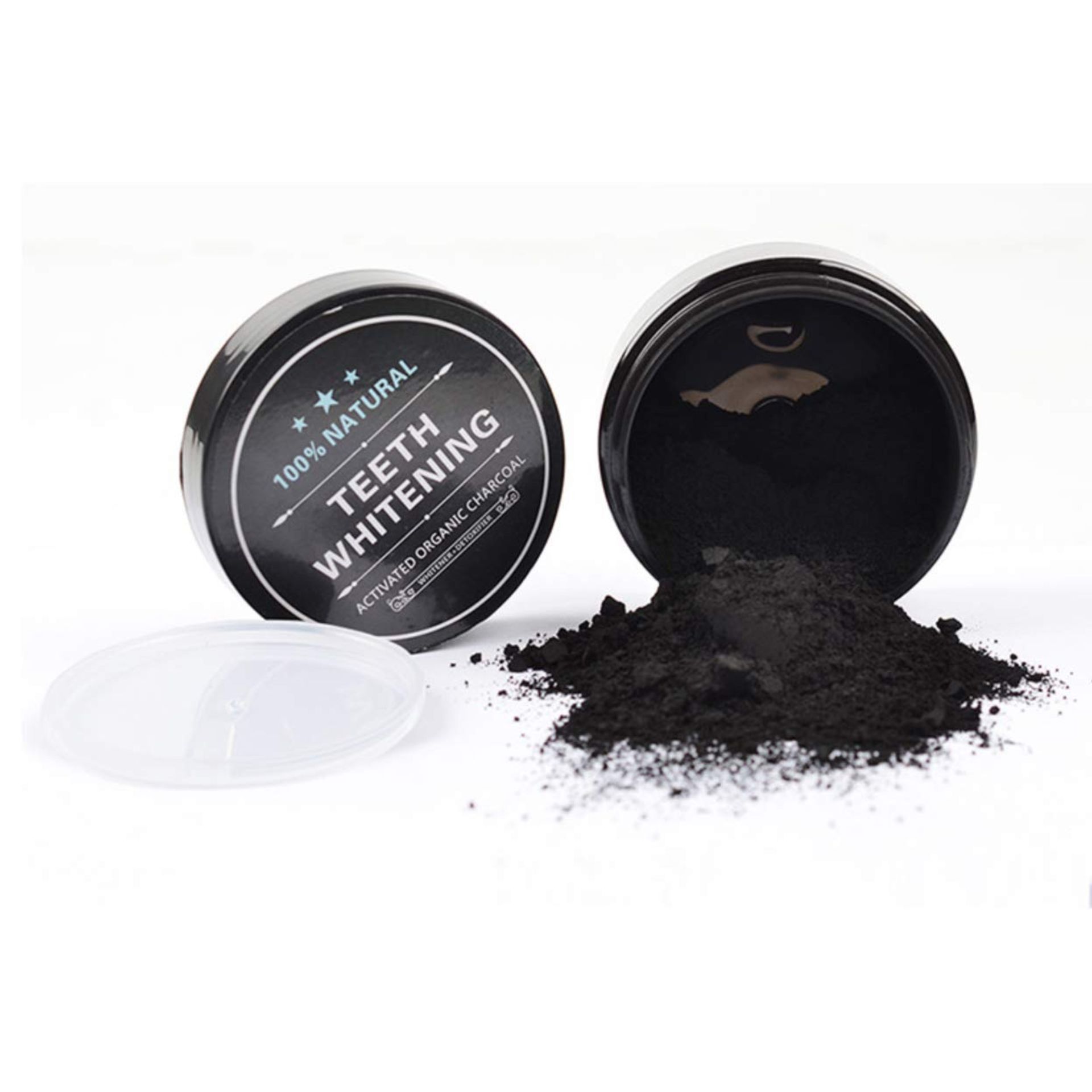 10 x 100% Natural Charcoal Teeth Whitening Powder - RRP £10.99 ea