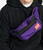 Manhattan Portage Alleycat bum bag in purple RRP £40.00