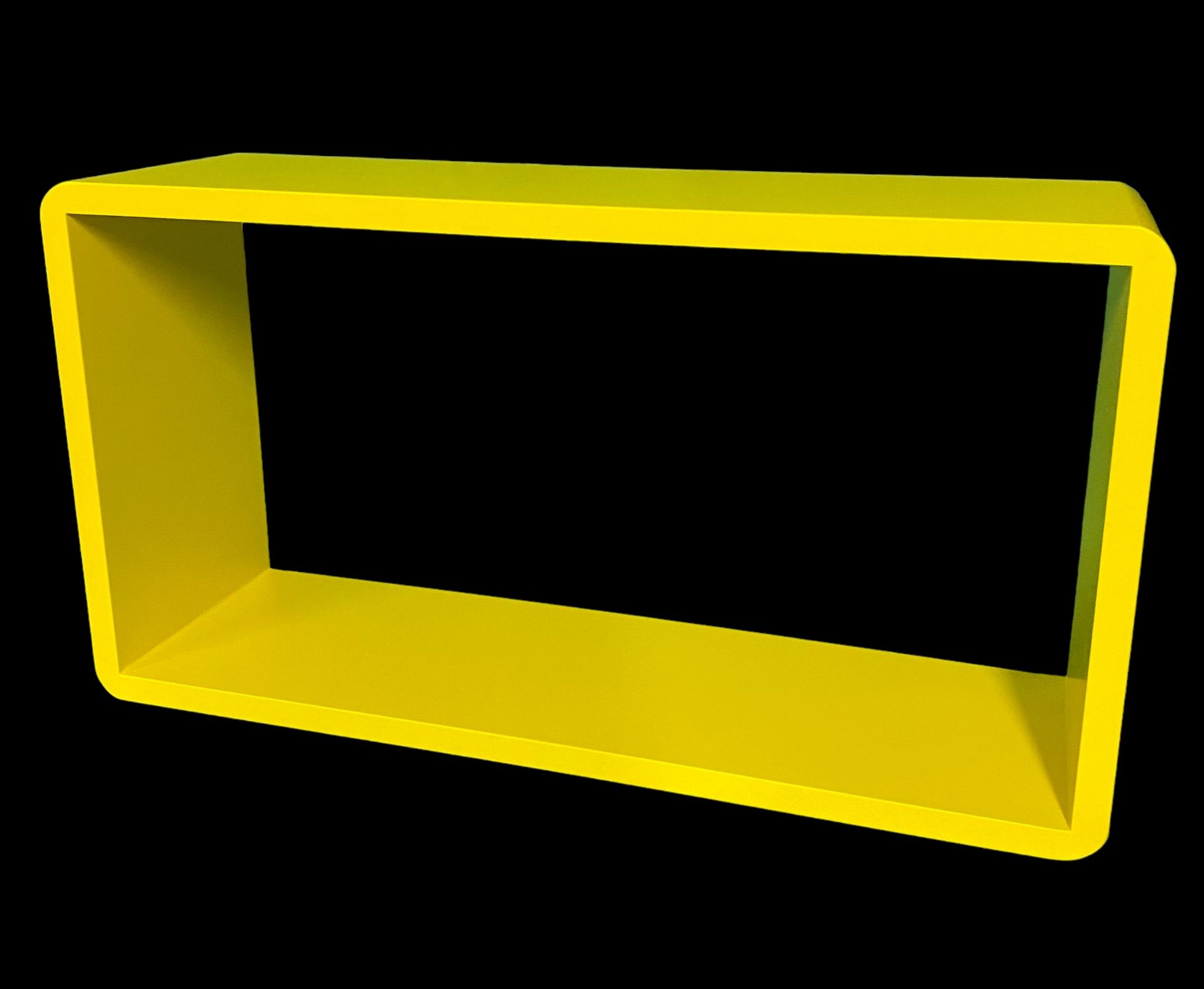 Yellow Floating Wall Cube RRP £29.99