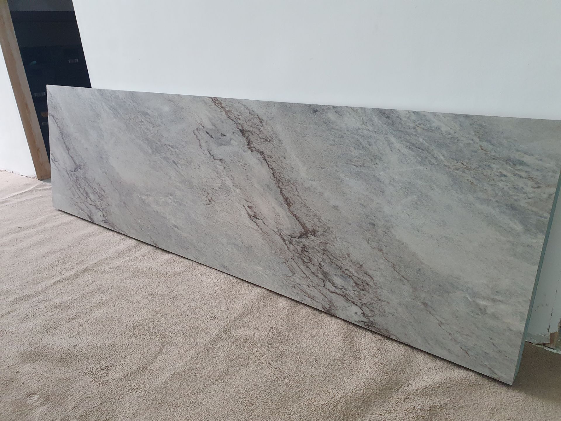 Wrens Coral Grey Luxury Laminate Kitchen Worktop, RRP £410, 2.15m x 600mm x 78mm - Image 2 of 3