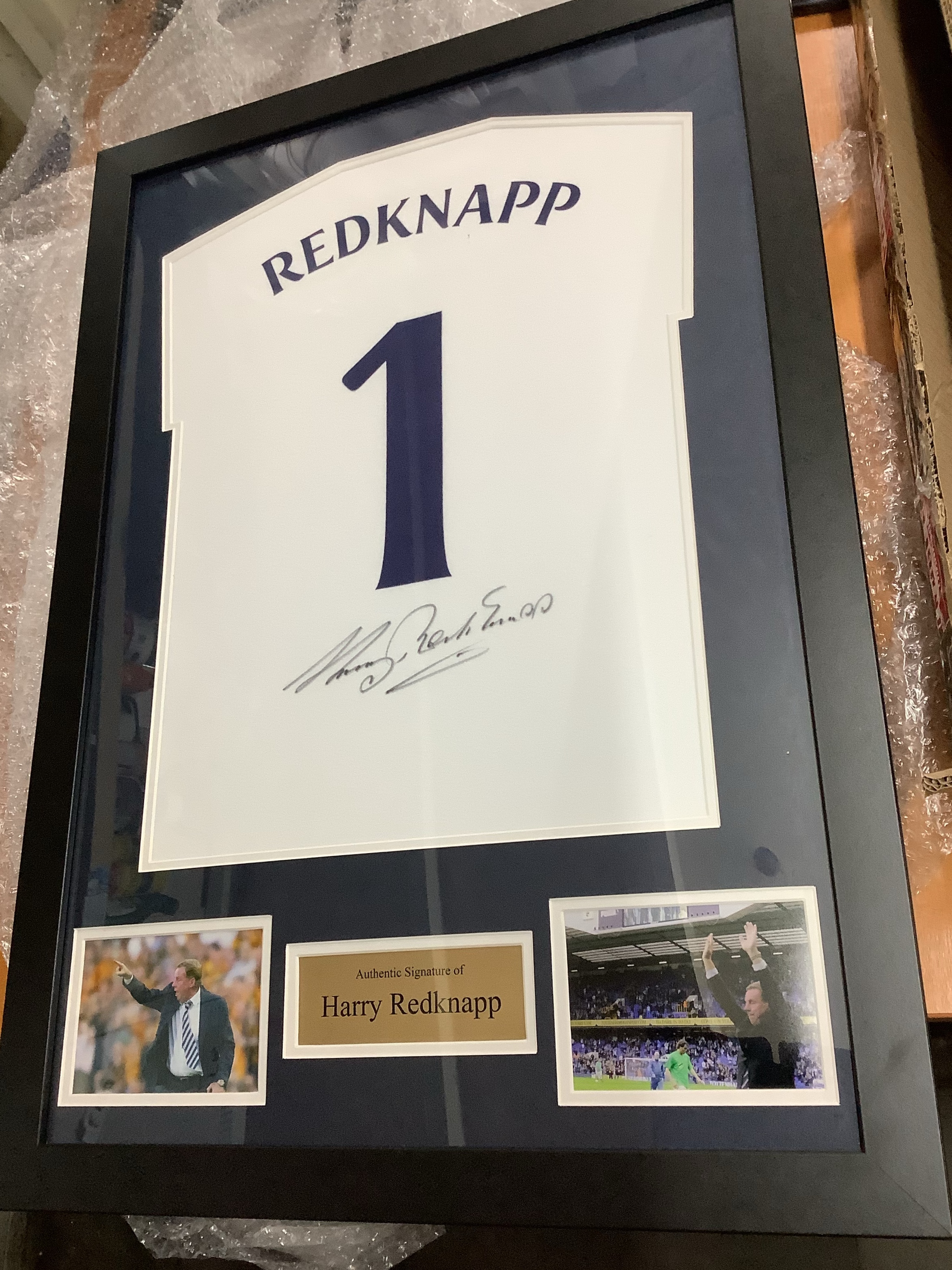 Harry Redknapp Signed Shirt Framed - Image 3 of 3