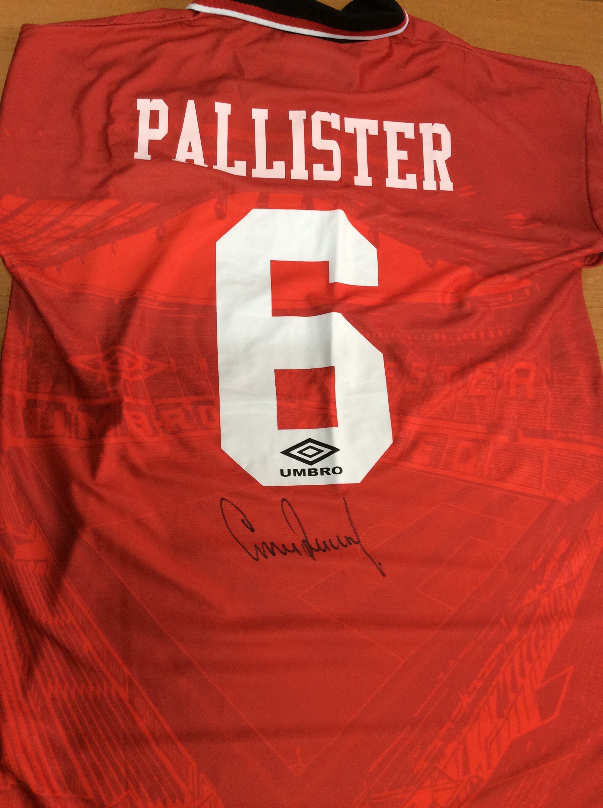 Gary Pallister Signed Shirt - Image 2 of 3