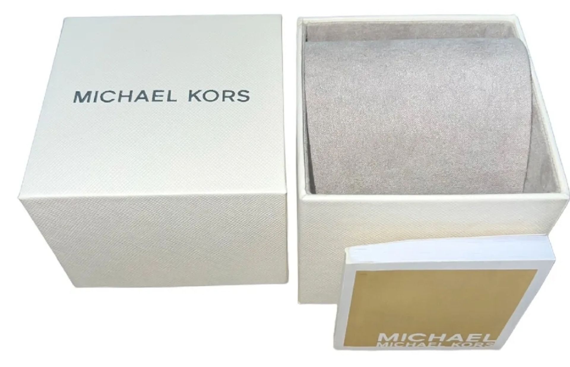 Michael Kors MK3478 Ladies Slim Runway Watch Gold Bracelet Black Dial - Image 9 of 9