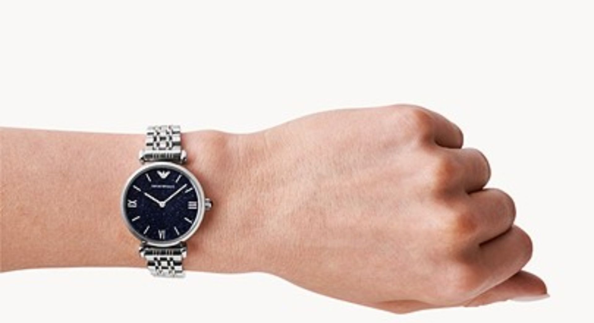 Emporio Armani AR11091 Ladies Gianni T-Bar Silver Bracelet Quartz Watch - Image 6 of 8