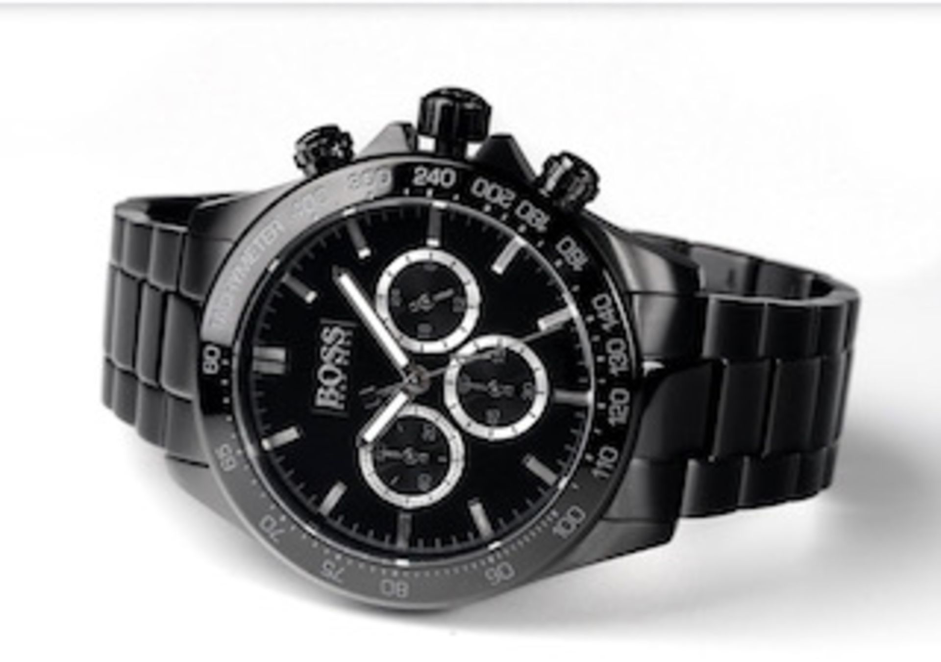 Hugo Boss 1512961 Men's Ikon Black Bracelet Chronograph Watch - Image 3 of 4