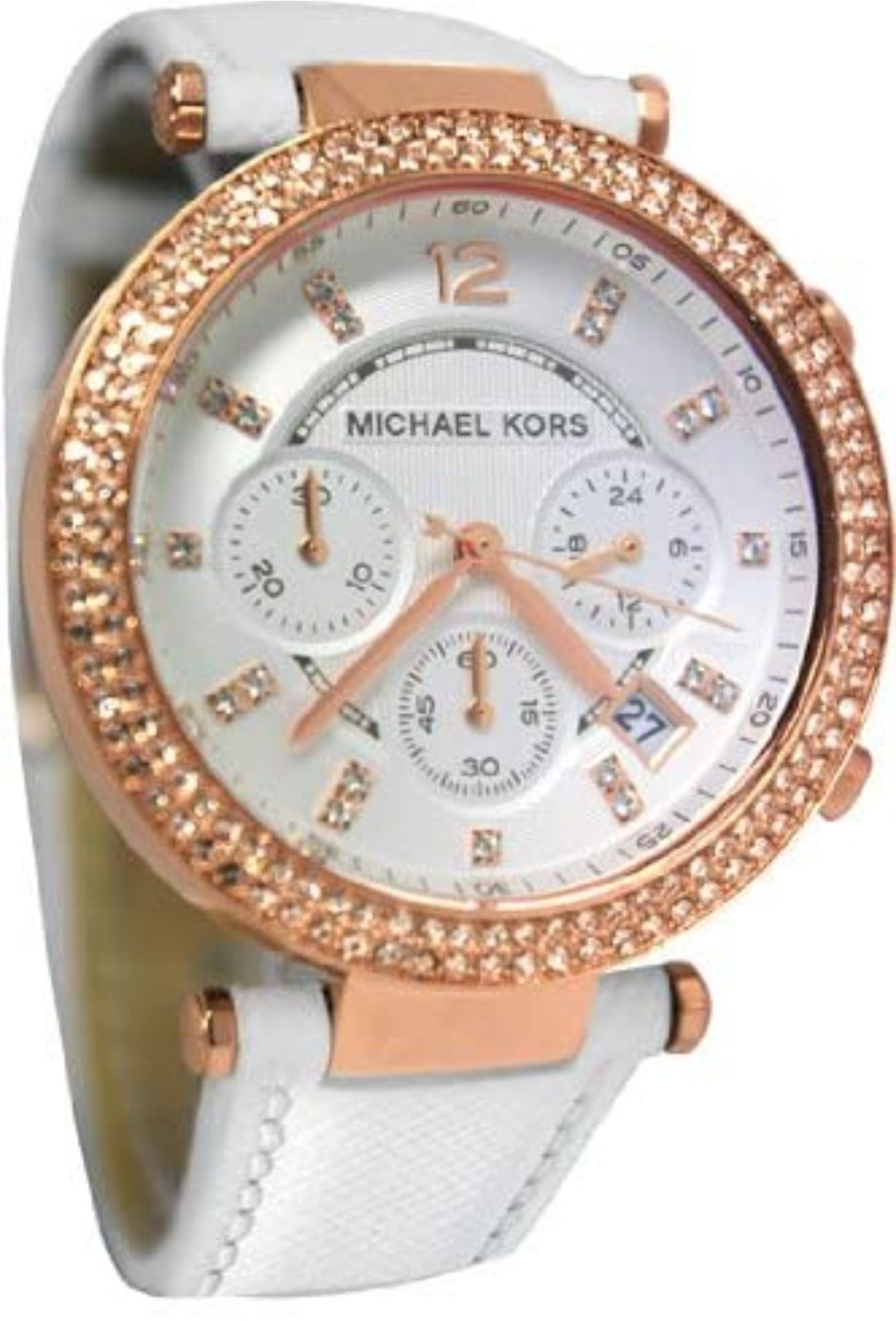 Michael Kors MK2281 Ladies Parker Chronograph Quartz Watch - Image 7 of 10