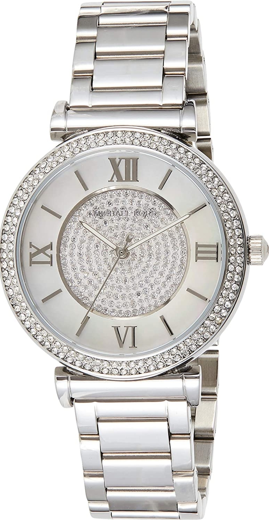 Michael Kors MK3355 Ladies Catlin Bracelet Silver Watch - Image 4 of 8