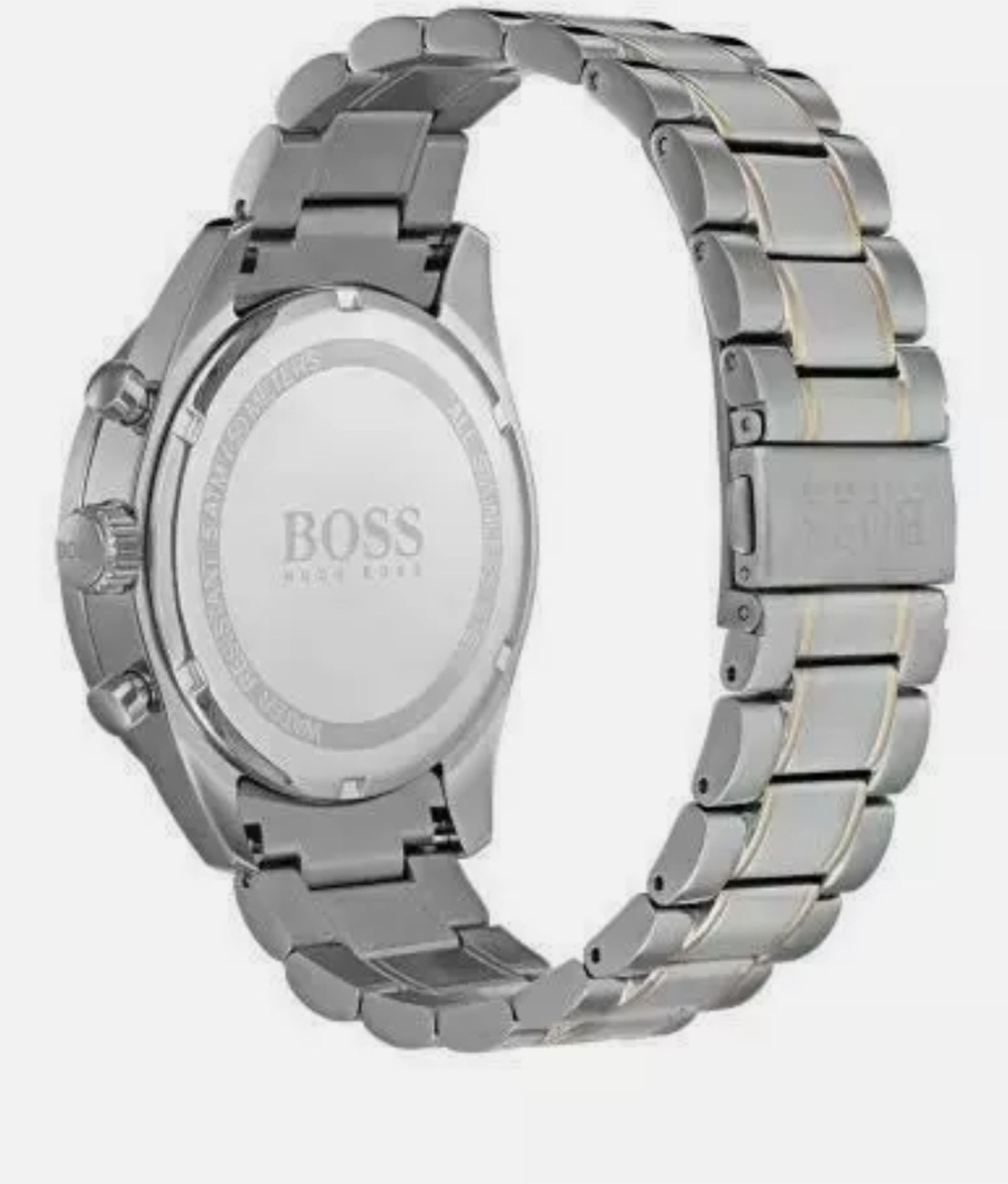 Hugo Boss 1513634 Men's Trophy Two Tone Rose Gold & Silver Chronograph Watch - Image 3 of 7
