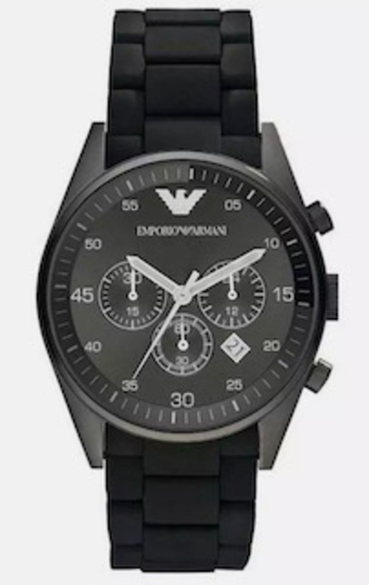 Emporio Armani AR5889 Men's Sportivo Black Dial Quartz Chronograph Watch