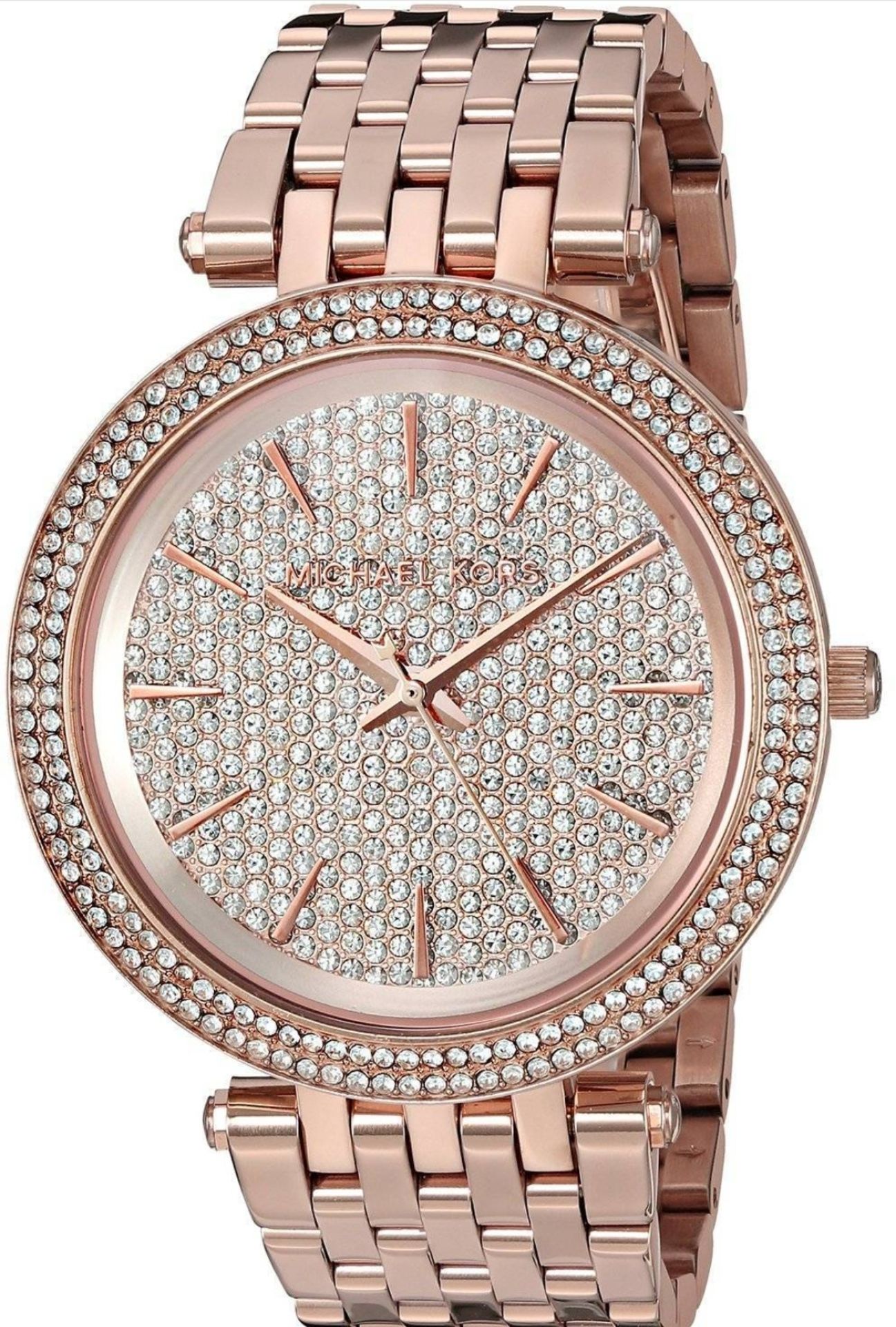 Michael Kors MK3439 Ladies Rose Gold Darci Quartz Watch - Image 3 of 5