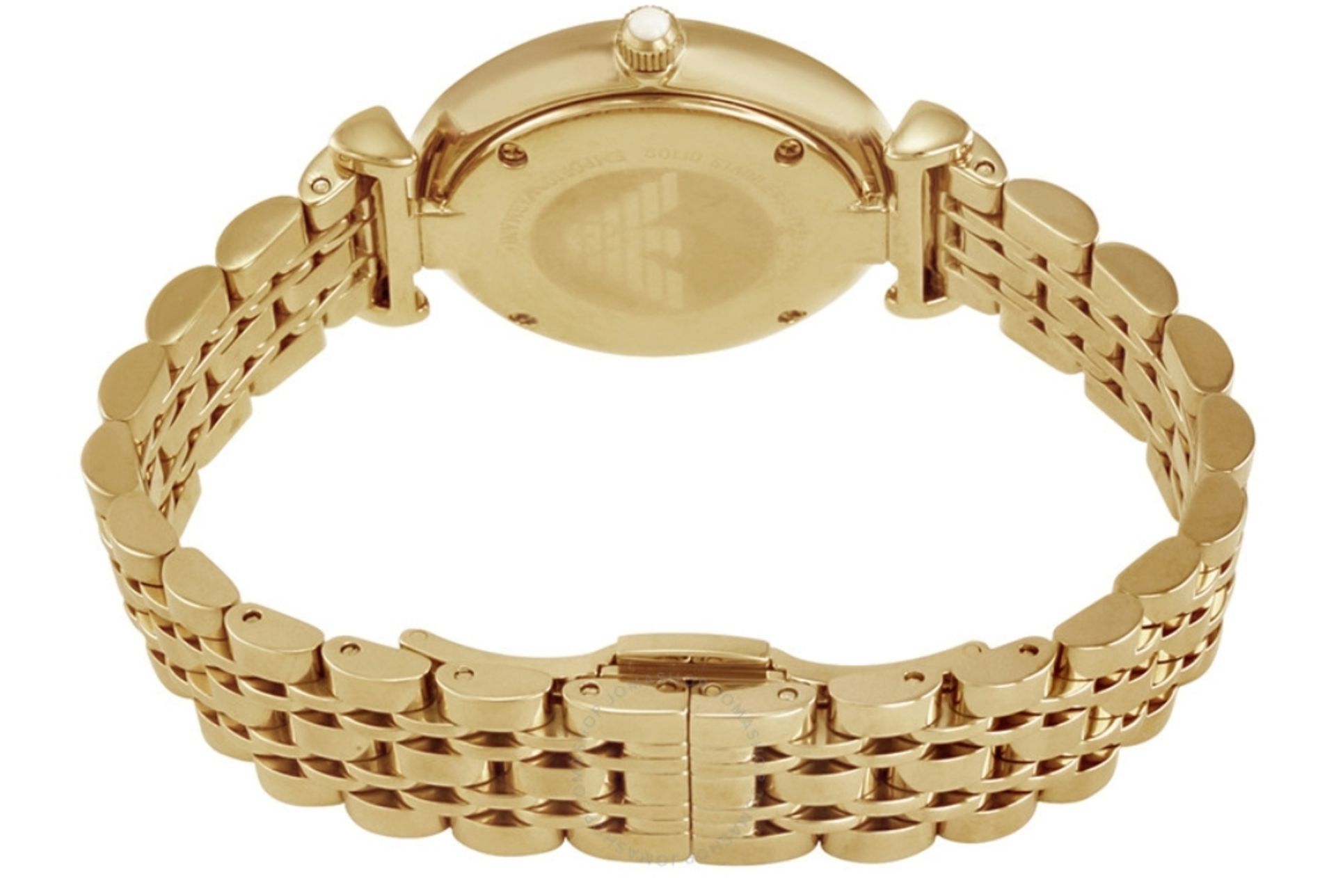 Emporio Armani AR1877 Ladies Gianni T-Bar Gold Tone Bracelet Designer Quartz Watch - Image 7 of 8