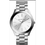 Michael Kors MK3178 Ladies Slim Runway Silver Bracelet Quartz Watch