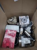 Large Assorted Box of Mixed Electrical/Tech/Homewares. Approx. RRP £150-£250