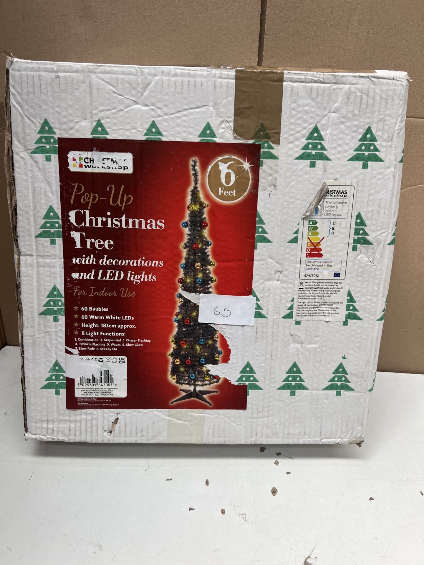 Christmas Workshop Pop Up Christmas Tree. RRP £69.99 - Grade U