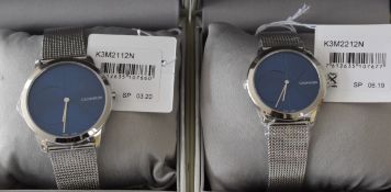 Calvin klein His/Her K3M2112N/K3M2212N Watches