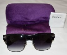 Gucci GG0076HX 002 Women Sunglasses