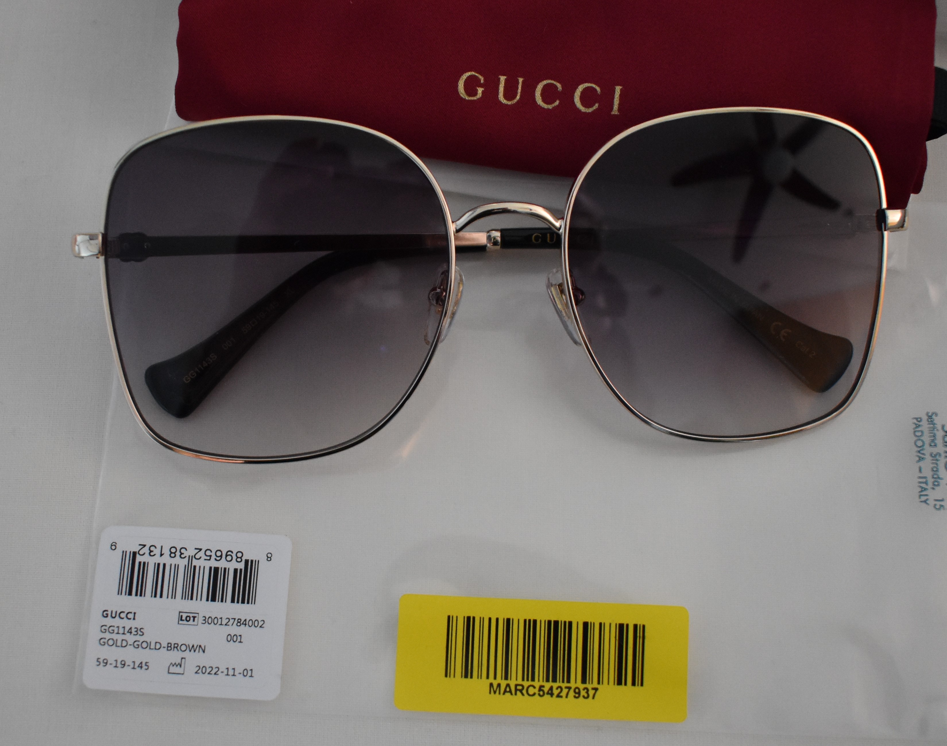 Gucci GG1143S 001 (Women) Sunglasses - Image 4 of 4