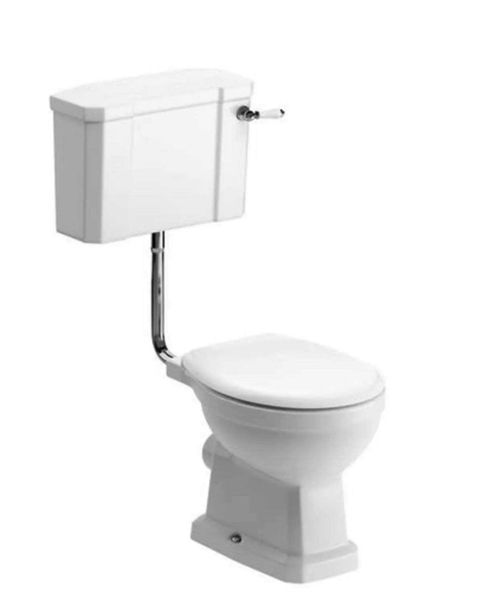 Brand New Boxed Whitechapel Low Level Toilet RRP £295 **No Vat**