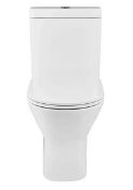 Brand New Boxed Falcon Rimless Open Back Close Coupled Toilet with Soft Close Toilet Seat RRP £32...