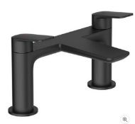 Brand New Boxed Aero Deck Mounted Bath Tap - Matt Black RRP £130 **No Vat**