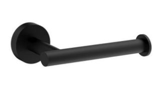 Brand New Boxed Aero Toilet Roll Holder - Matt Black RRP £30 **No Vat**