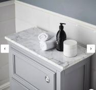 Brand New Boxed Savoy Toilet Worktop - Carrara Marble RRP £80 **No Vat**