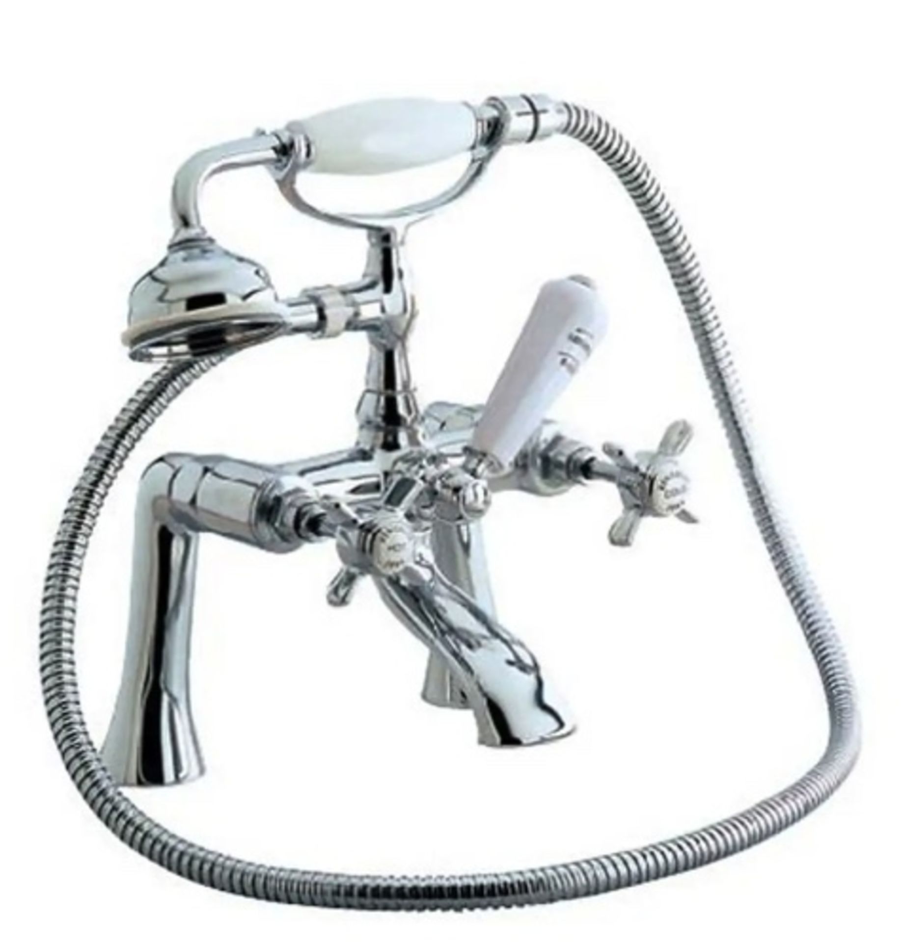 Brand New Boxed Bensham Deck Mounted Bath Shower Mixer Tap RRP £165 **No Vat**