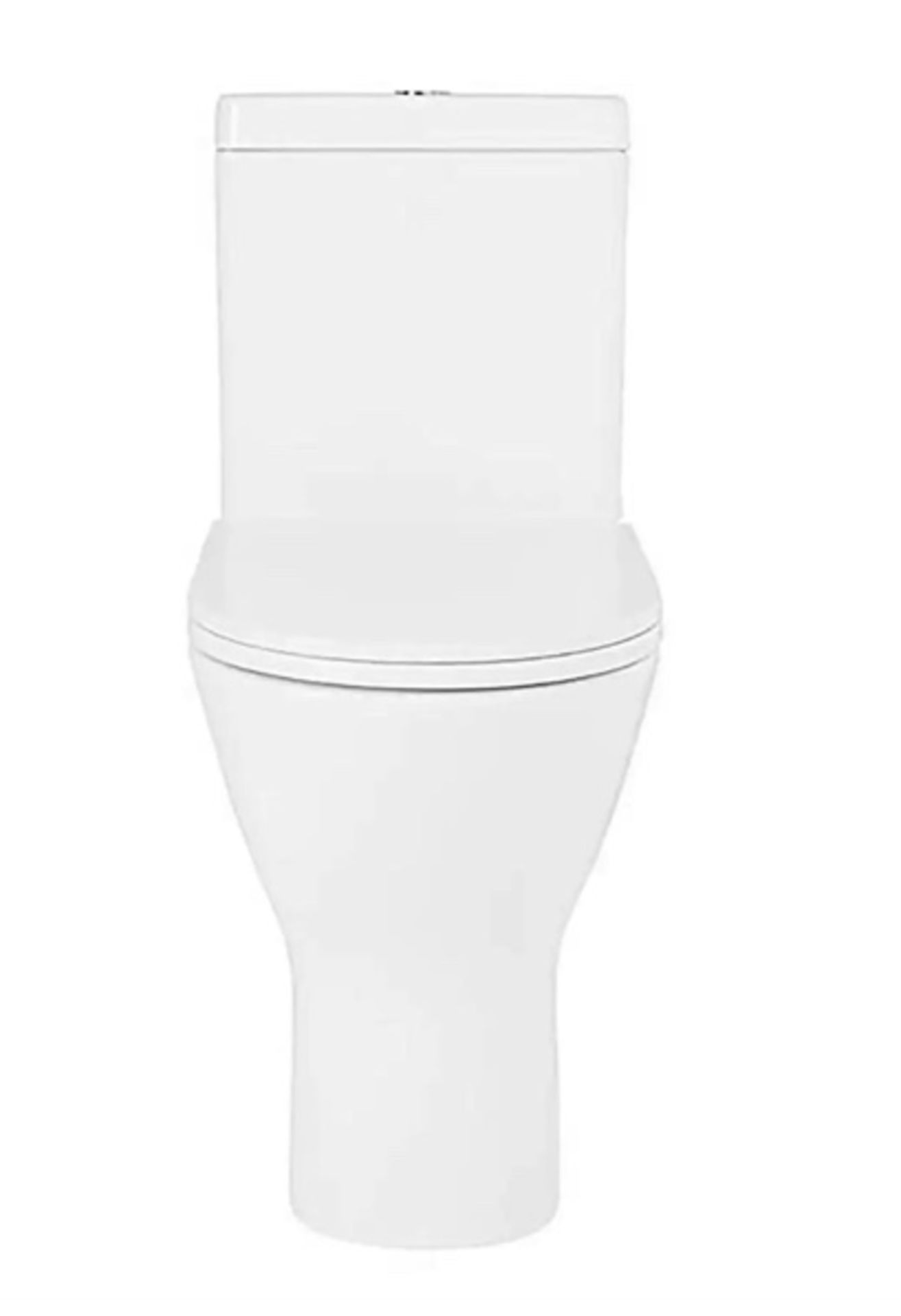 Brand New Falcon Comfort Rimless Back To Wall Close Coupled Toilet Soft Close Toilet Seat RRP £32...