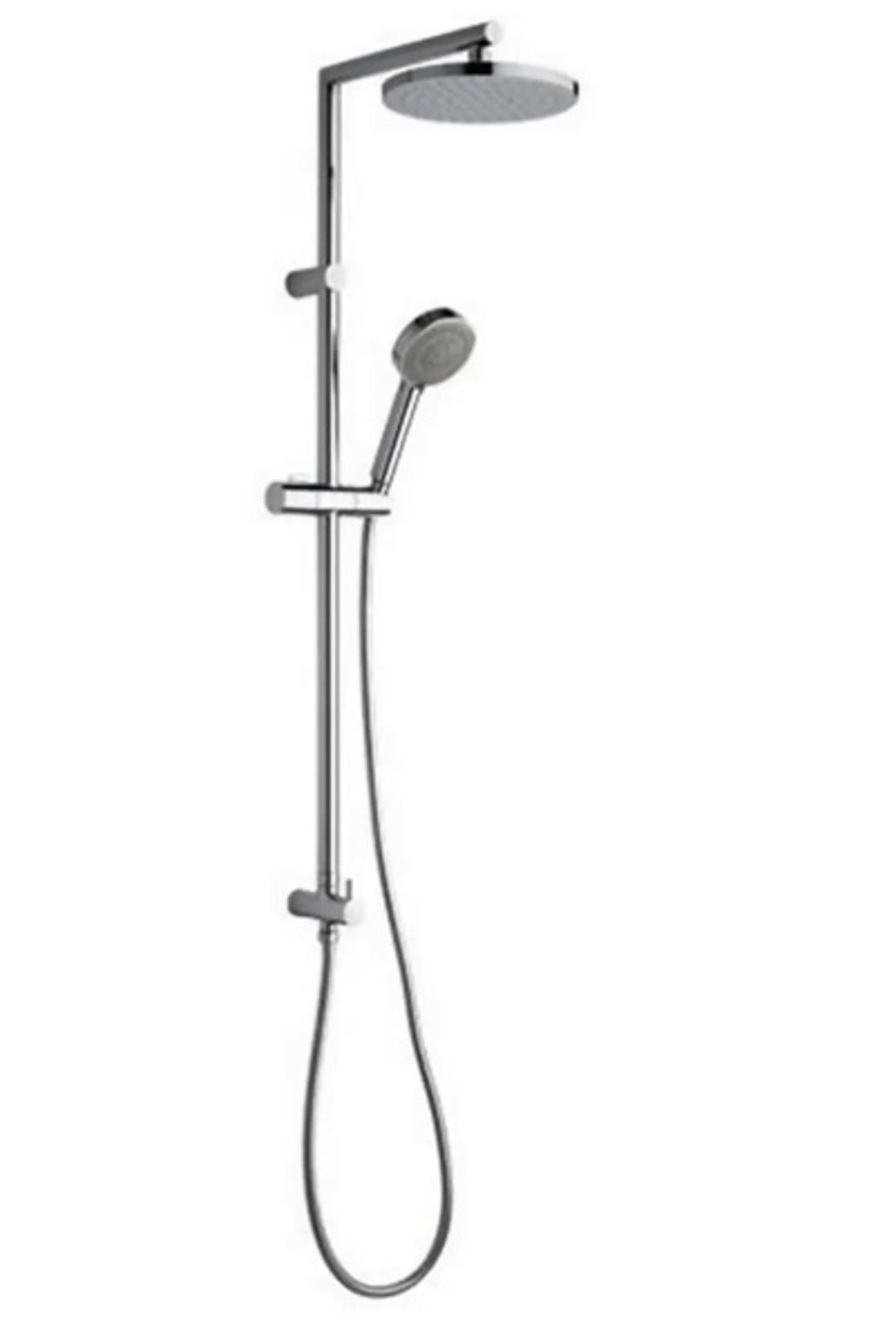 Brand New Boxed Fresh Dual Shower Head & Riser Rail Kit - Chrome RRP £140 **No Vat**