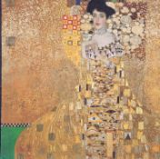 22ct Gold Inlaid Gustav Klimt Limited Edition Silkscreen ""Woman in Gold""