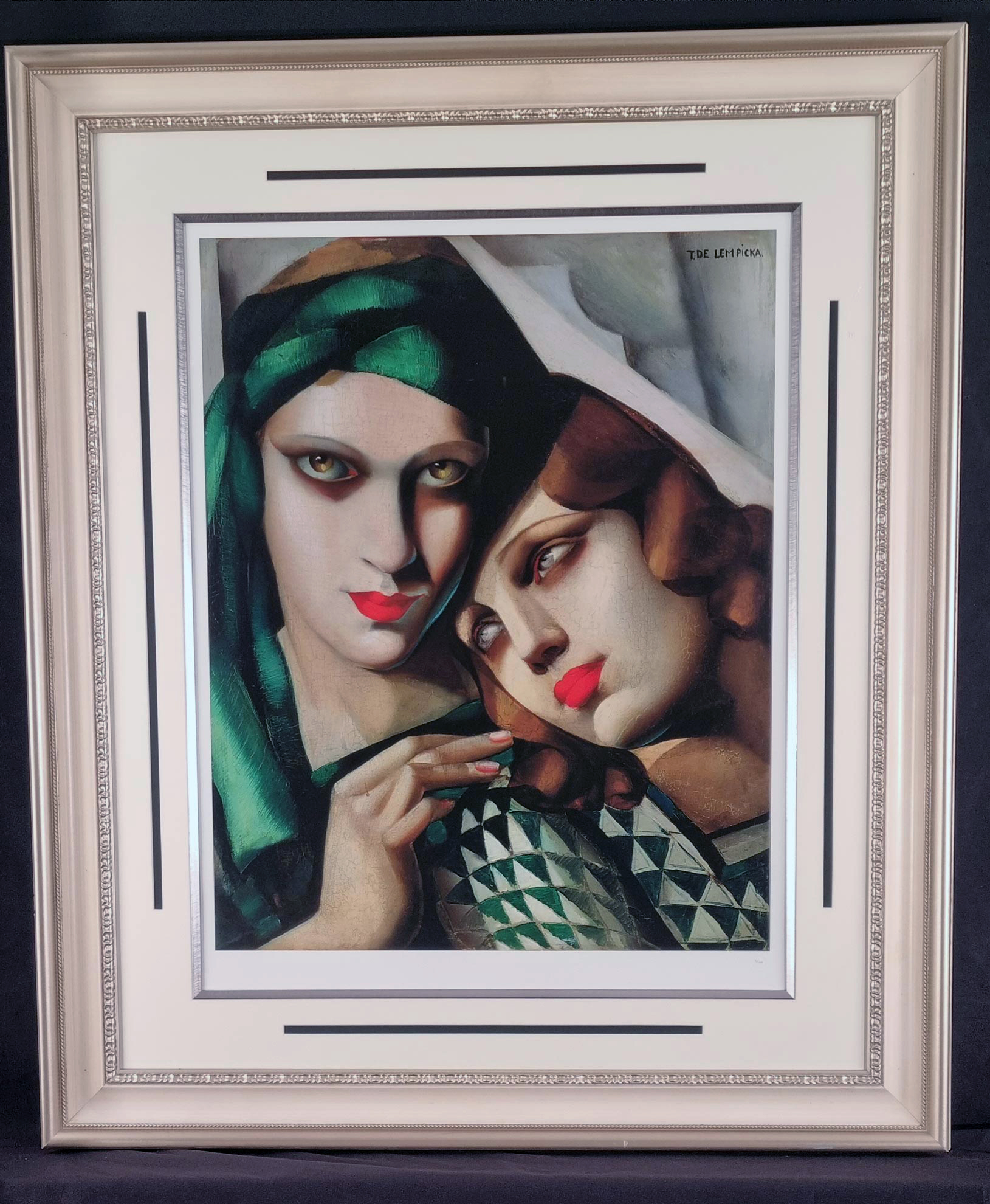 Tamara de Lempicka ""The Green Turban"" Signed Limited Edition.